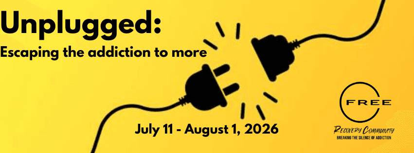 Unplugged: Escaping the addiction to more